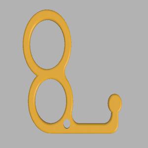 Smartphone holder / Smart phone hand holding tool "Magoyubi  Early type" (孫指初期型)
