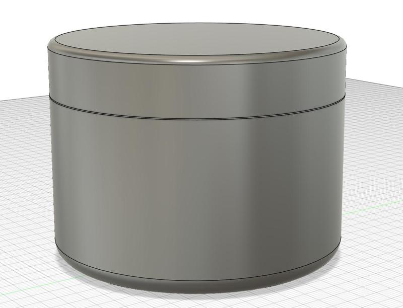 Dose mit Gewindedeckel / Can with threaded lid