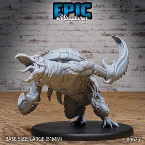 Hook Horror Classic Roar ‧ DnD Miniature ‧ Tabletop Miniatures ‧ Gaming Monster ‧ 3D Model ‧ RPG ‧ DnDminis ‧ STL FILE
