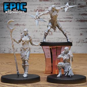 Moon Cultist Set ‧ DnD Miniature ‧ Tabletop Miniatures ‧ Gaming Monster ‧ 3D Model ‧ RPG ‧ DnDminis ‧ STL FILE