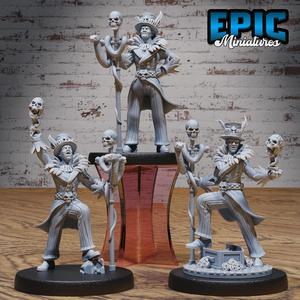 Soul Magician Set ‧ DnD Miniature ‧ Tabletop Miniatures ‧ Gaming Monster ‧ 3D Model ‧ RPG ‧ DnDminis ‧ STL FILE