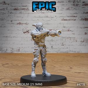 Esoteric Society Gunner ‧ DnD Miniature ‧ Tabletop Miniatures ‧ Gaming Monster ‧ 3D Model ‧ RPG ‧ DnDminis ‧ STL FILE