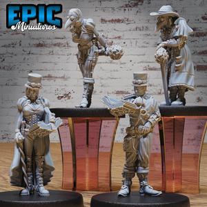 Esoteric Society Scholar Set ‧ DnD Miniature ‧ Tabletop Miniatures ‧ Gaming Monster ‧ 3D Model ‧ RPG ‧ DnDminis ‧ STL FILE