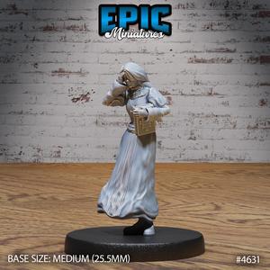 Possessed Nun ‧ DnD Miniature ‧ Tabletop Miniatures ‧ Gaming Monster ‧ 3D Model ‧ RPG ‧ DnDminis ‧ STL FILE