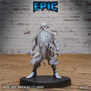 Deep Old Gnome Knifes ‧ DnD Miniature ‧ Tabletop Miniatures ‧ Gaming Monster ‧ 3D Model ‧ RPG ‧ DnDminis ‧ STL FILE
