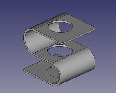 Toothbrush / pen Holder 3d One Hole