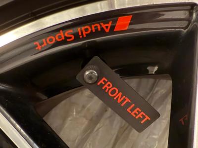 Marking plate for car tires