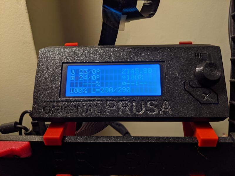 i3 MK3S screen relocation bracket