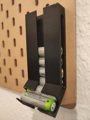 Batteryholder AA for IKEA SKADIS