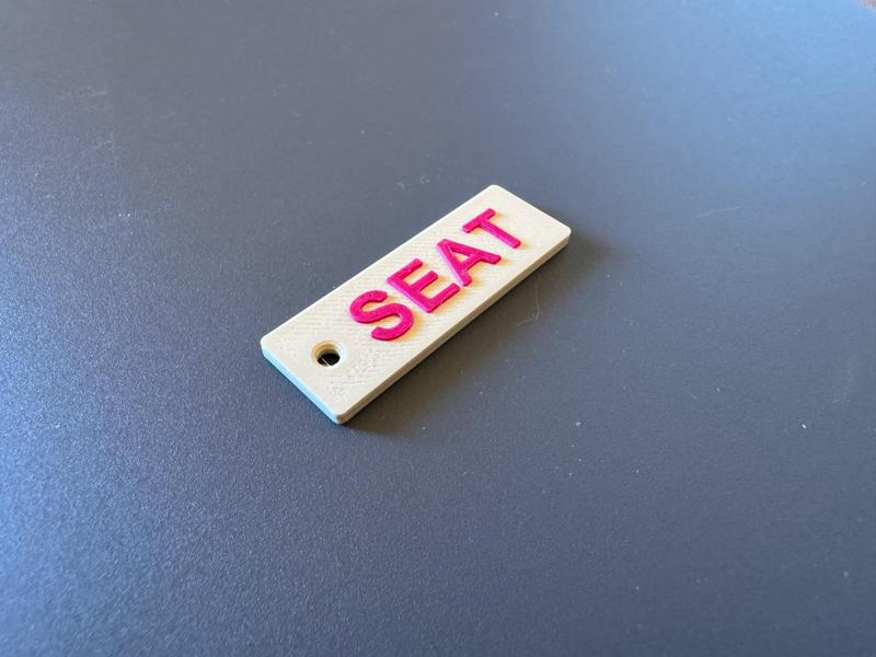 Seat Keychain