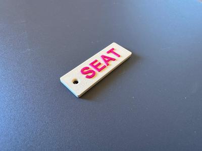 Seat Keychain