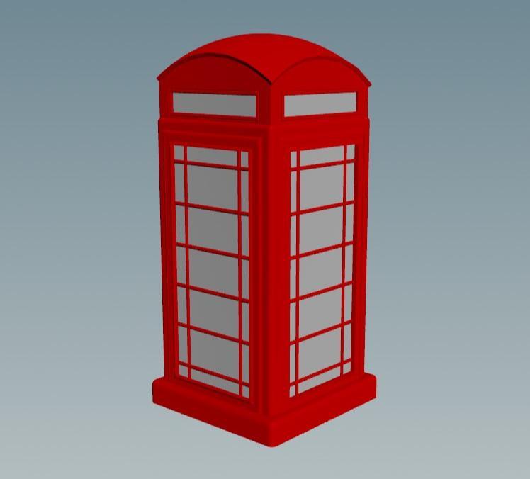 London Phone booth box