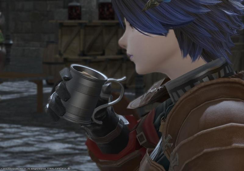 FFXIV High Quality Eorzean Mug: Final Fantasy XIV pewter mug which you use when eating soup.