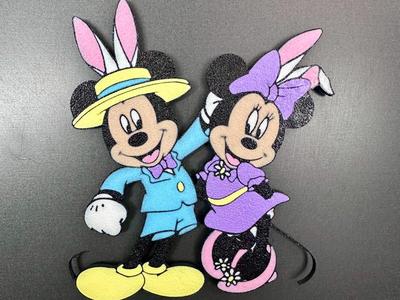 Mickey and Minnie Easter Magnet