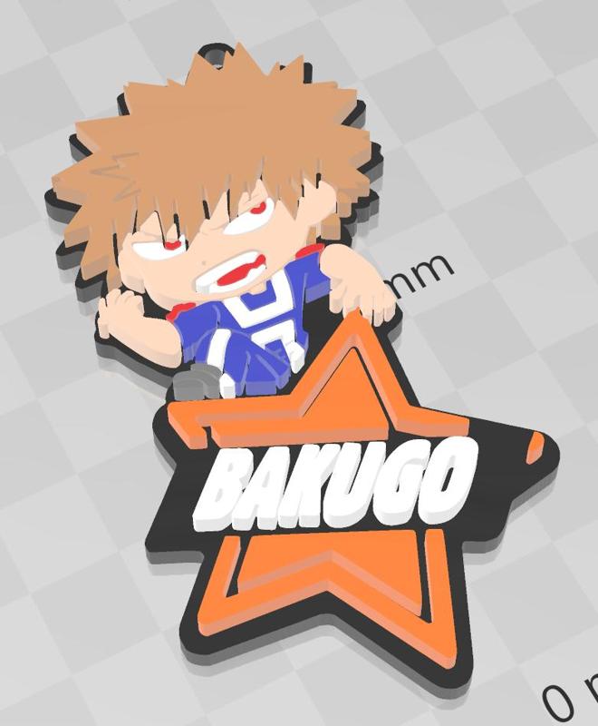 Katsuki Bakugo My Hero Academia Key Chain