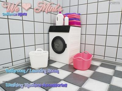 Dollhouse - Laundry Accessories 1:18 1:12 1:6
