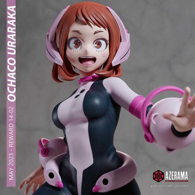 Ochaco Uraraka STL READY FOR 3D PRINTING