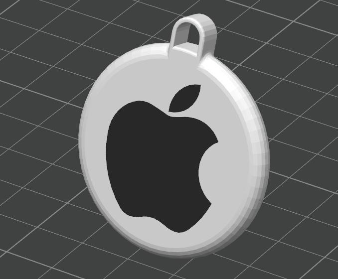 Apple logo Keychain