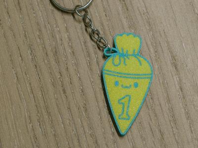 School Cone Keychain