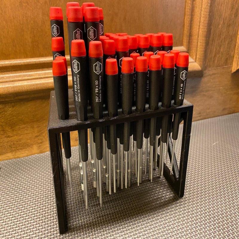 Wiha precision screwdriver bench top stand (52 positions)