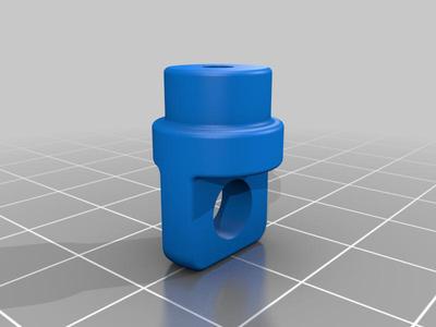 Lower suspension fork for maxim RC thundercar