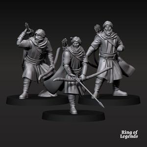 3x Regular Snake Army with Bow | Snake Army | Fantasy | Ring of Legends