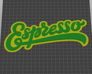 Dual Color Espresso Wall Art