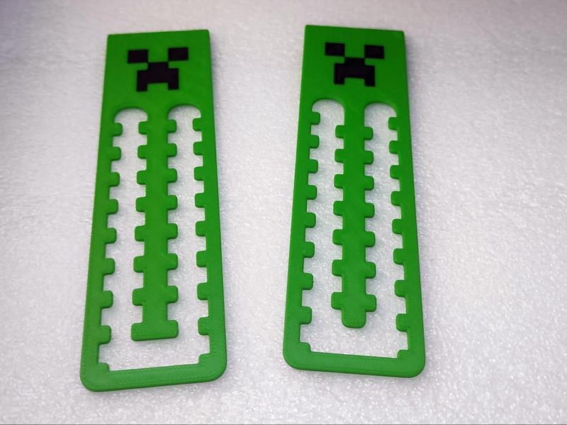 Minecraft Creeper Bookmark - AMS or No AMS