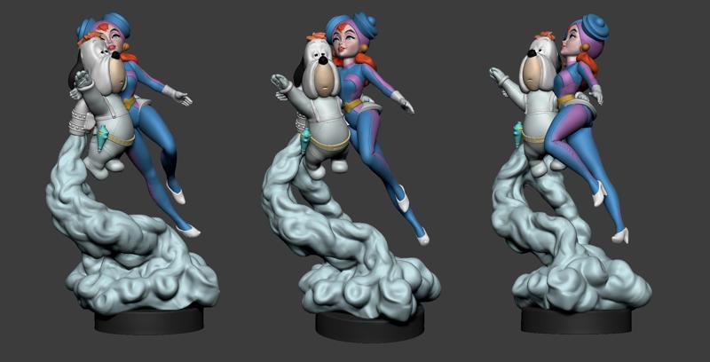 Droopy and Miss Vavoom!