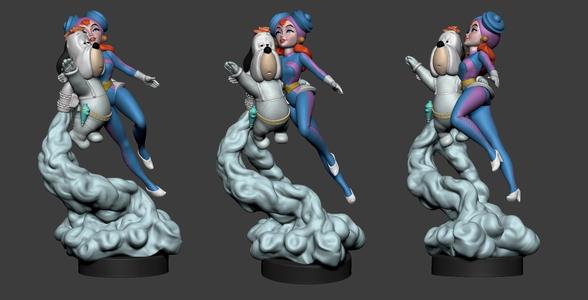 Droopy and Miss Vavoom!