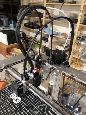 Hemera Bowden top plate adapter for E3d Toolchanger