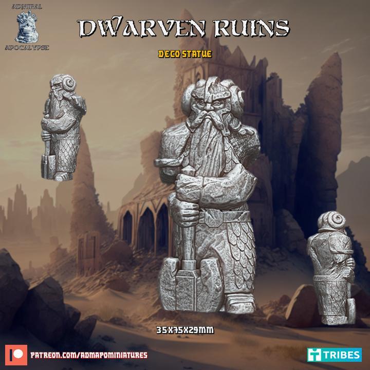 Dwarf Statue (pre-supported)