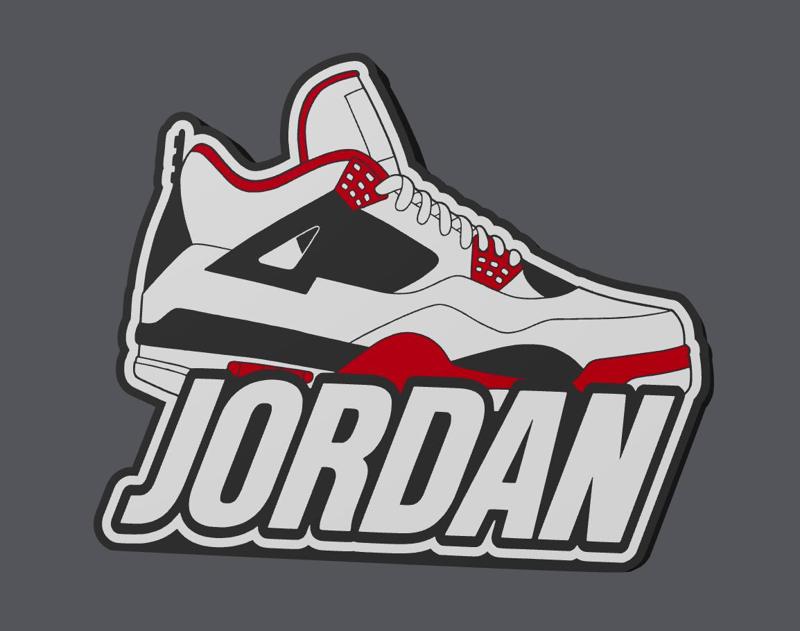 Jordan 4 led light box 