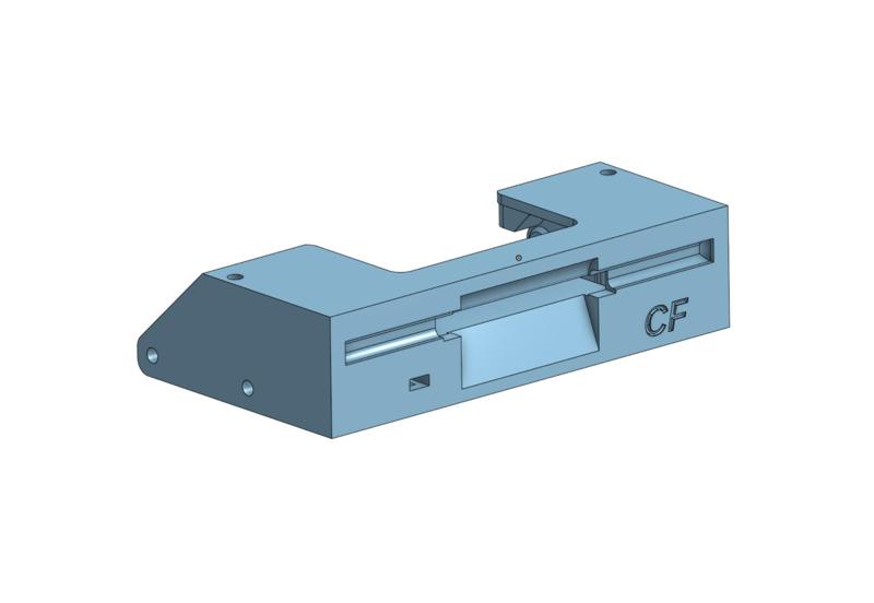 3.5" bay adapter for CompactFlash to IDE stylized like a floppy drive for retro PCs