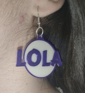 Pendientes personalizados con Nombres - Earring