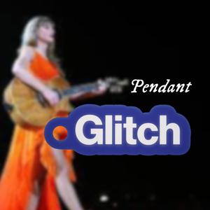 Taylor Swift Glitch Keychain Pendant Midnights