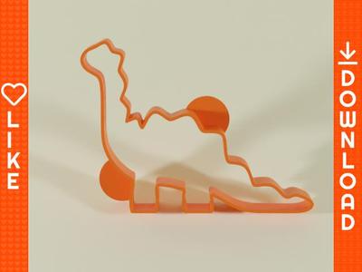 Cute Dinosaur Dough / Plasticine / Plastilina Cutter
