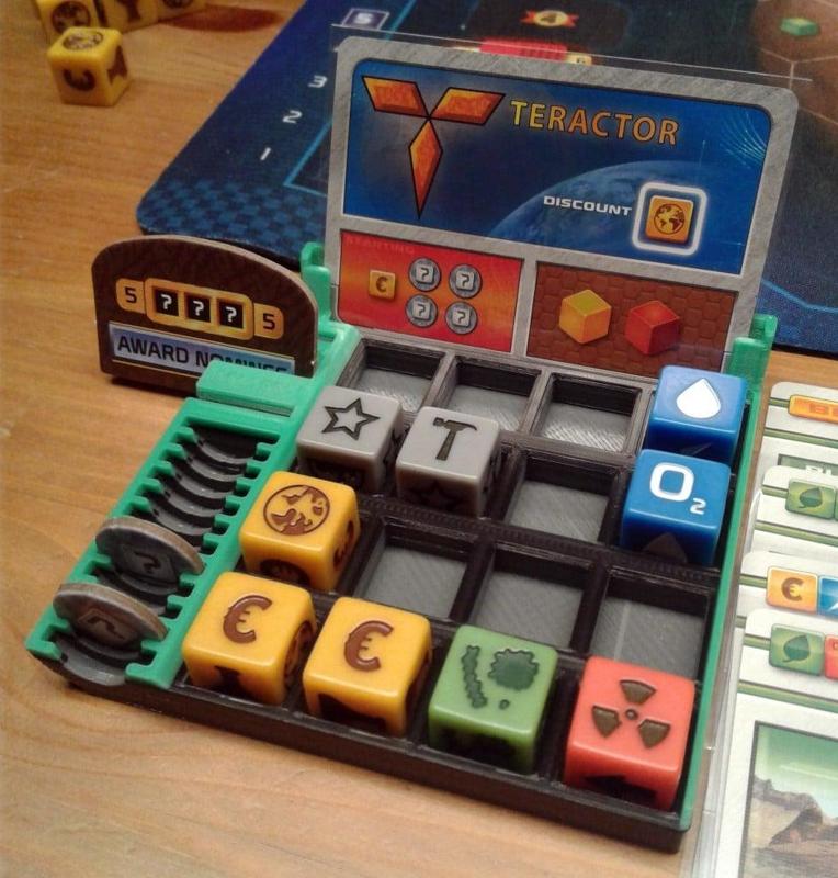 Terraforming Mars Dice Game: Player Tray