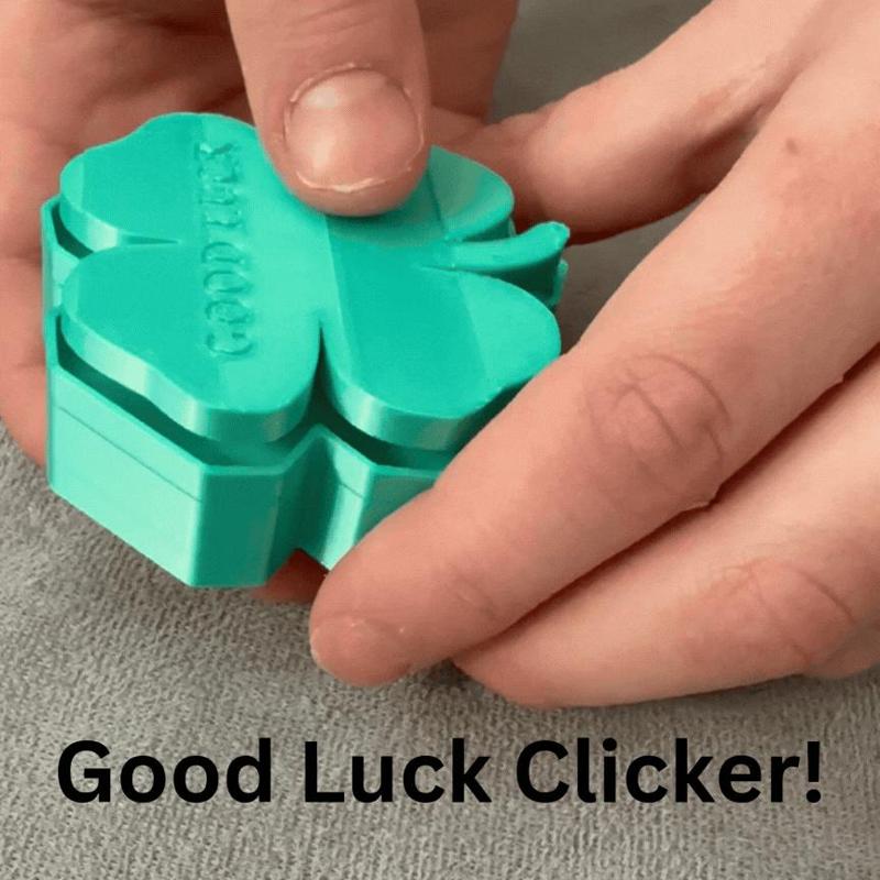 Kid-made Good Luck Fidget Clicker
