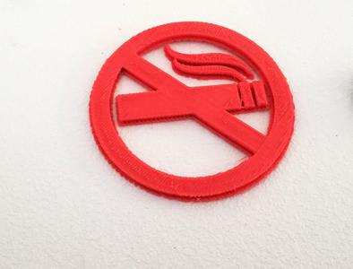 No Smoke sign