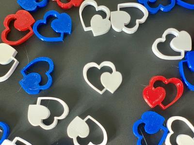 double hearts for valentine