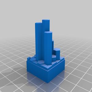 OpenForge 1x1 Hex Stone Pillar Tile