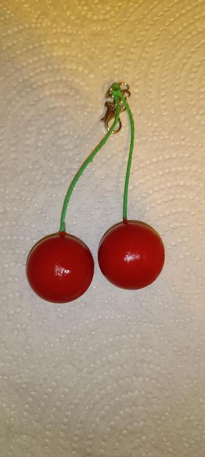 Cherries Keychain