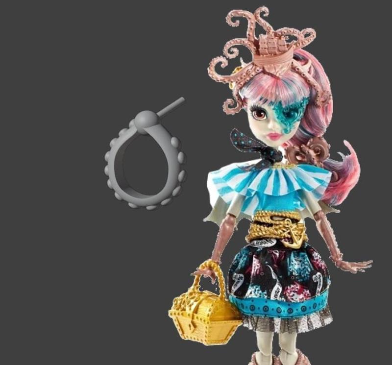 Rochelle Goyle Shriekwrecked Earring Replacement