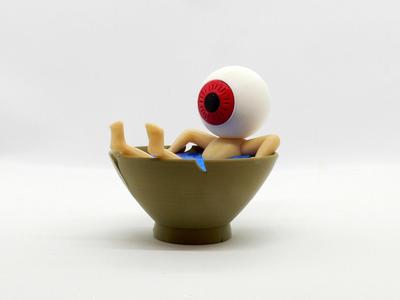 Eyeball Father in a teacup