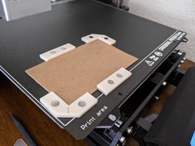 Prusa I3 magnetic clamps