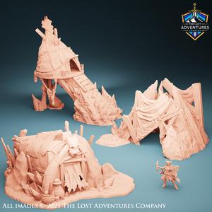 Blasted Isle Colony Buildings (Set of 3)