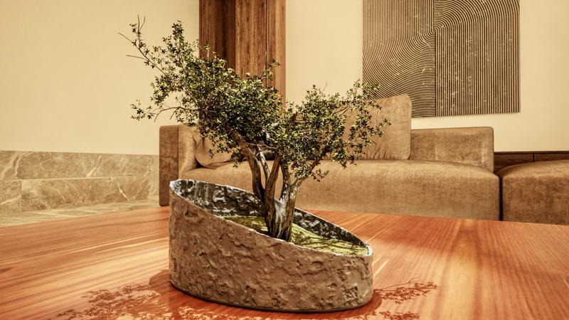 Falling Eclipse Bonsai Planter