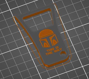 Mandalorian Bottle Opener