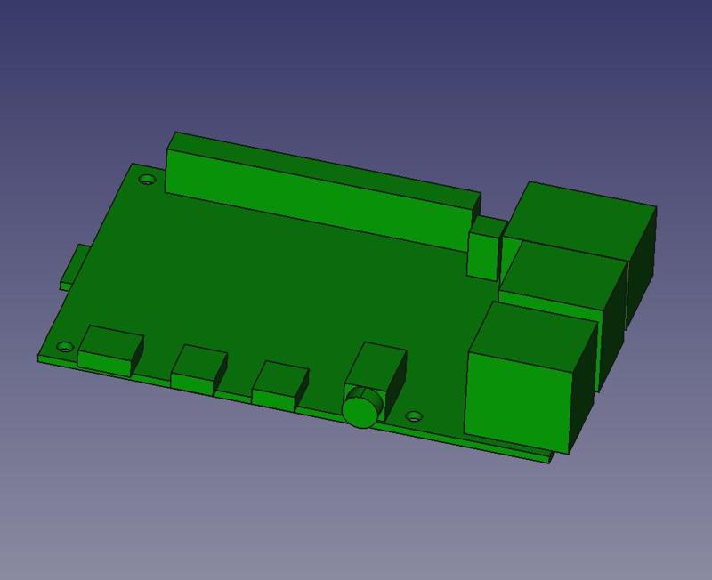 RaspberryPi 4 reference model for housing designs